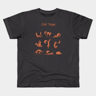 Cat Yoga Kids T-Shirt